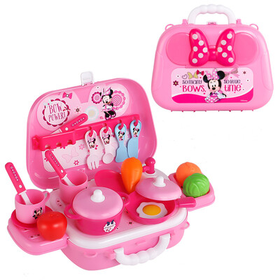 

Disney Childrens Play House Kitchen Toys Girl Toys Cosplay Childrens Day Gifts Disney Minnie Kitchen Backpack Toy Set Childrens Day Gifts