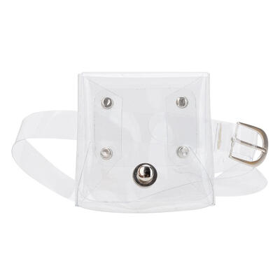 

Small PVC Transparent Fanny Packs Waist Bags Women Shoulder Chest Handbags