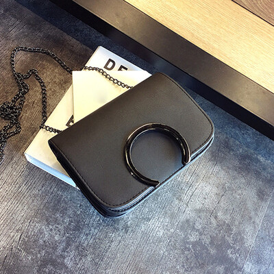 

Tailored Fashion Women Leather Handbag Crossbody Bag Coin Bag Phone Bag Black