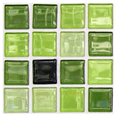 

10pcs Mosaic Tile Wall Sticker PVC Waterproof Tiles Decals Kitchen Decor