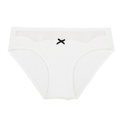 

ForDearMe Yue carefully Rococo panties sexy lace thin section breathable girl low waist seamless briefs white