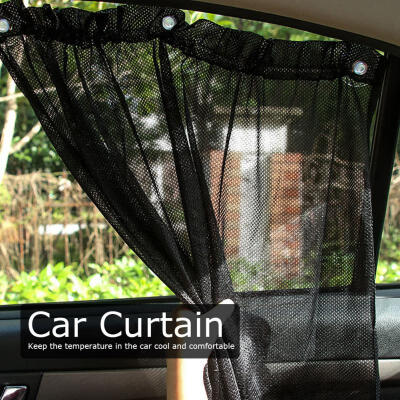 

Greensen Sun Shade Car Curtain1 Pair Anti-UV Sun Shade Car Rear Side Window Curtain with Suction CupCar Curtain