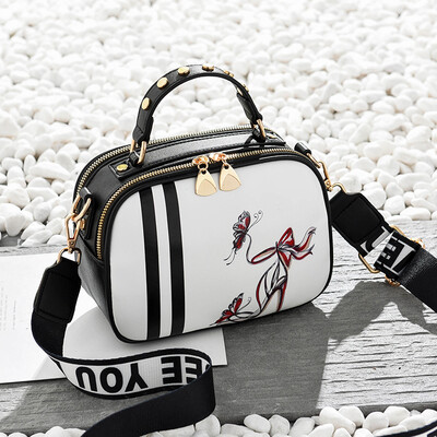 

Summer small womens bags fashion red with broadband messenger bag Joker shoulder bag