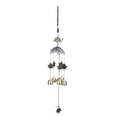 

Antique Metal Copper Alloy Bell Wind Chime Chapel Garden Door Hanging Decor