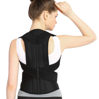 

Greensen Adjustable Back Posture Corrector Brace Back Shoulder Support Belt Posture Supports Correction Unisex Practical Gift