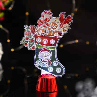 

1PC Christmas Xmas LED Light Lamp Home Christmas Xmas Tree LED Light Home Decoration