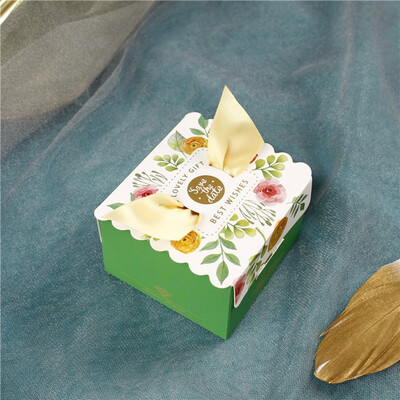 

FUNNYBUNNY Candy Exquisite Simple Box Paper Boxes for Packaging Christmas Tree Decorations Wedding Favors&Gifts