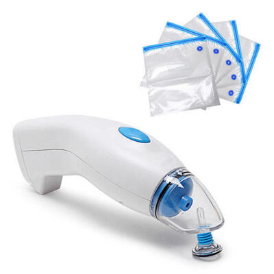 

Portable Handheld Food Saver Plastic Packaging Machine Electric Vacuum Sealer Tools