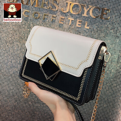 

Shangxin womens bag 2019 new fashion chain 100 shoulder bag quality feeling foreign gas retro oblique satchel bag