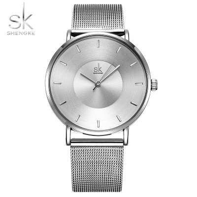 

Winning SK casual ladies watch net with quartz watch female clock k59