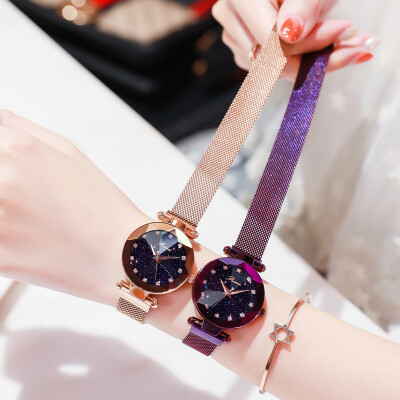 

Watch woman inswind simple temperament starry sky full of stars students waterproof Korean version fashion lady