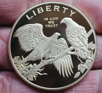 

40mm Liberty coin great seal of the USA Gold Plated Souvenir coin