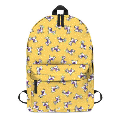 

3D Digital Printing Backpacks Preppy Women Shoulder School Bags Knapsack