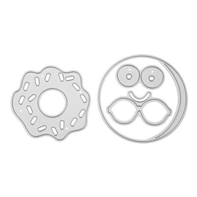 

4pcs DIY Doughnut Cutting Dies Stencil Scrapbooking Embossing Paper Craft