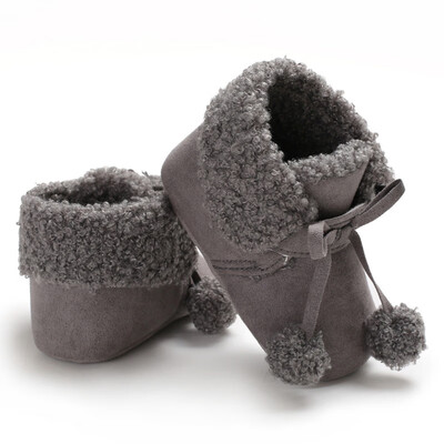 

Autumn Winter Baby Girl Cotton Casual Shoes First Walkersborn Cute Non-slip Soft Soled Walking Shoe