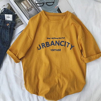 

Couple Round Neck Letter Print Short Sleeve T-Shirt