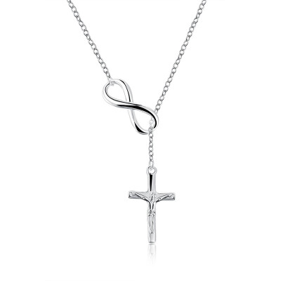 

Infinite Crucifix Chain Pendant Necklace