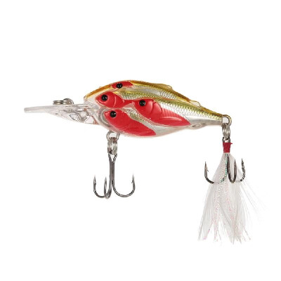 

1pcs 7cm6g Fishing Lure Artificial Bait Fly Fishing Lures Hard Feather Swimbaits