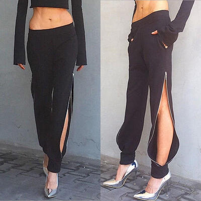 

Boho Women Ladies Trousers Palazzo Wide Leg High Waist Long Loose Casual Pants