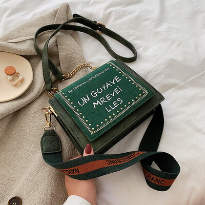 

Ins super fire bag female 2019 new Korean version of autumn&winter foreign air scrub single shoulder handbag fashion broadband Messenger