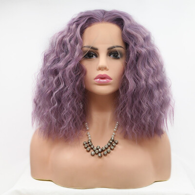 

Dolago Synthetic Women Wigs Natural curly free part Lace Front Wigs