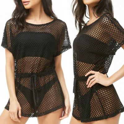

Womens Swimsuit Crochet Bikini Cover Up Summer Sexy Swim Dress Beachwear