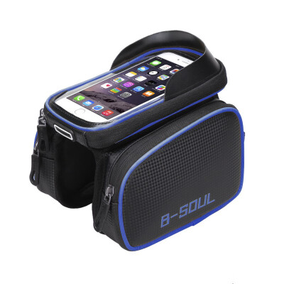 

New Hot Cycling Bike Front Frame Bag Tube Pannier Double Pouch for 55-62Inch Cellphone Bicycle Accessories Riding Bag New