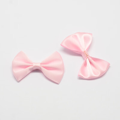 

Handmade Woven Costume Accessories Ribbon Bowknot Pink 33x52x8mm about 200pcsbag