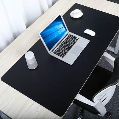 

BUBM mouse pad oversized office desk pad laptop pad keyboard pad desk desk desktop pad eating chicken Jedi survival mat simple custom plus size double sided black