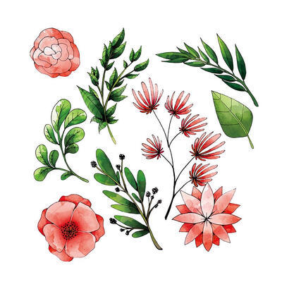 

Waterproof Garden Art Wall Sticker Environmental Decals for Home Room Decor