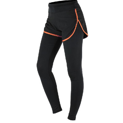 

ARSUXEO Womens Gym Sport Yoga Leggings Fake Two Piece Slim Full Length Pants