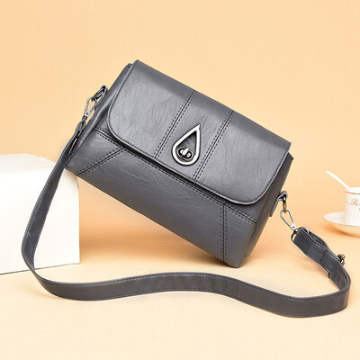 

Tailored Womens Fashion Wild Messenger Bag Solid Color Shoulder Bag Simple Handbag