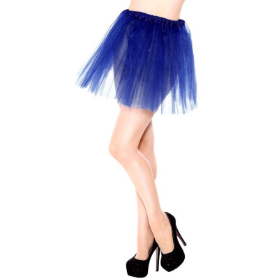 

Roseonmyhand Pretty Girl Elastic Stretchy Tulle Dress Adult Tutu 3 Layer Skirt