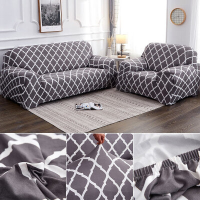 

1234 Seaters Elastic Sofa Covers Retro Recliner Sofa Cover Soft Couch Slipcovers