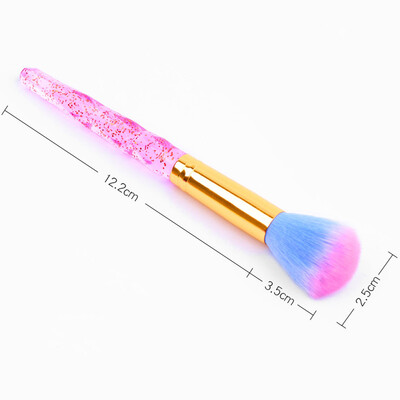 

Toponeto Nail Dust Remove Art Brush Polish Pen Kit Brush For Nail Salon Manicure DIY