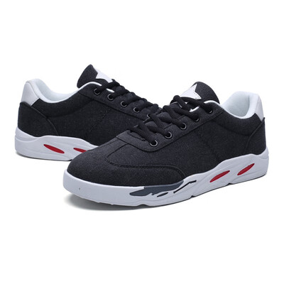 

2018 spring fashion breathable canvas shoes personality wild sports shoes male Korean version of the youth Harajuku breathable deo