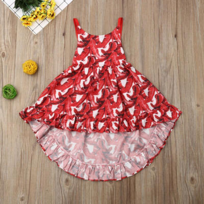 

Toddler Kids Baby Girls Dress Casual Sleeveless Dresses Clothes 1-6Year US