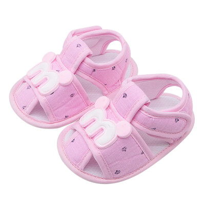 

Baby Summerborn Shoes Stitching Embroidery Hollow Shoes Solid Color Childrens Casual The First Walker