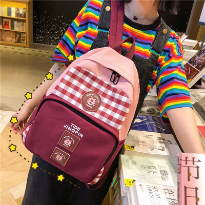 

Old Suite Uzzang Shoulder Pack Gugu Senior High School Students Insfeng Campus Canvas