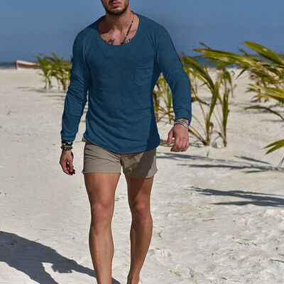 

Fashion Mens Slim Fit O Neck Long Sleeve Muscle Tee T-shirt Casual Tops Blouse