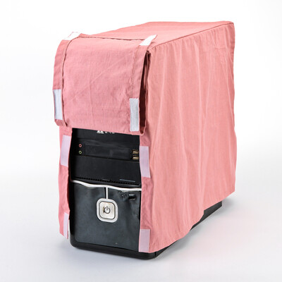 

Jing Qi JOYNCLEON computer radiation protection chassis cover host cover desktop host radiation protection suit pink  jc7005