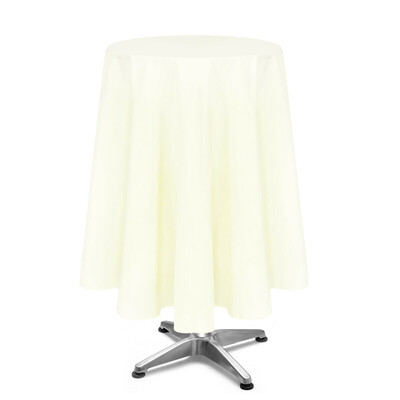 

10 pcs 90" Home Restaurant Polyester Round Tablecloth-Yellow