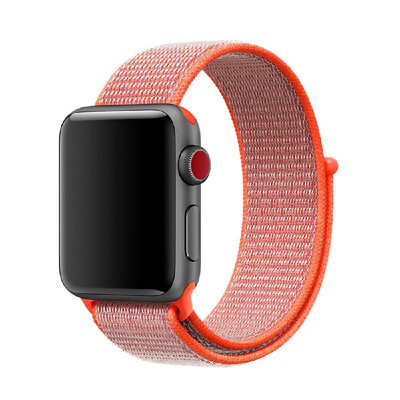 

Sports Nylon Hook And Loop Strap Watchband For Apple Watch 432