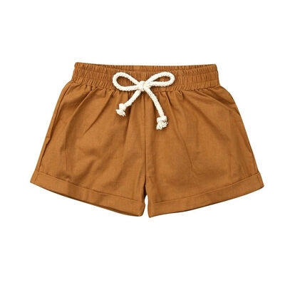 

Kids Baby Boys Girls Toddler Solid Casual Shorts Pants Cotton Trousers Leggings