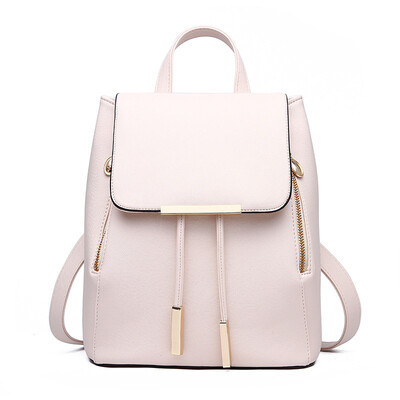 

2017 Top-handle Backpacks School Bags For Teenagers Girls Women Backpack High Quality PU Leather Mochila Escolar