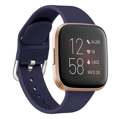 

ECSEM Sport Band for Fitbit Versa LiteSE Soft Breathable Silicone Strap Replacement Wristband for Men Women