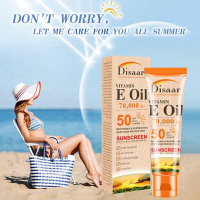 

Vitamin E Sunscreen Moisturizing Breathable Anti-uv SPF50 PA Sunscreen For Body Face
