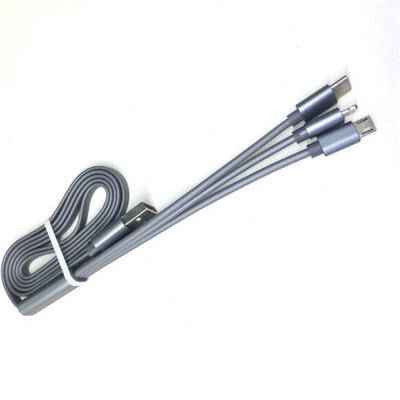 

3-in-1 Charge Cable Lighting Micro USB Type-c Charging And Syncing Cable