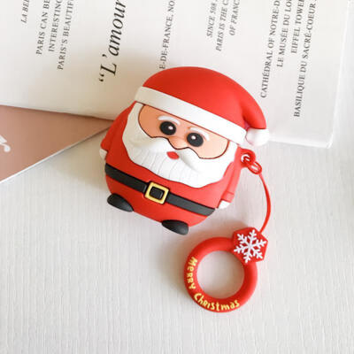 

Christmas Silicone Case For Apple AirPods 1 2 Protective Case 3 Style Shockproof Soft Cover