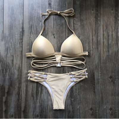 

Roseonmyhand Feshion Womens Sexy Bikini Set Hot Stamp Sport Swimwear Push-Up Padded Swimsuit